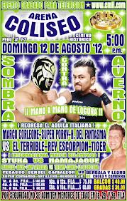 arena coliseo domingo 12 de agosto